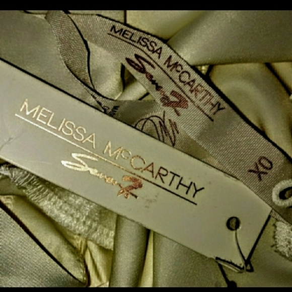 Seven7 High Low Top Size 0X Silky Puff Sleeve NWT - Picture 9 of 10